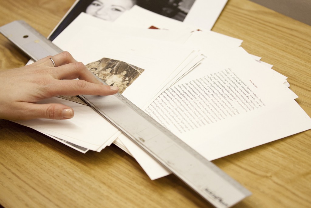 Les photographies et la mise en page